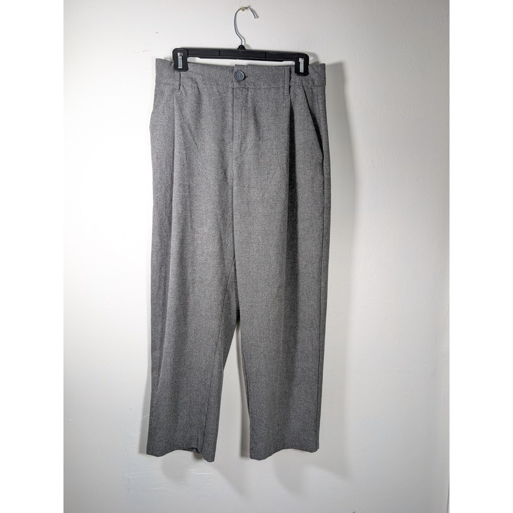 ZARA WOMANS HIGH-WAISTED‎ PANTS  grey Small